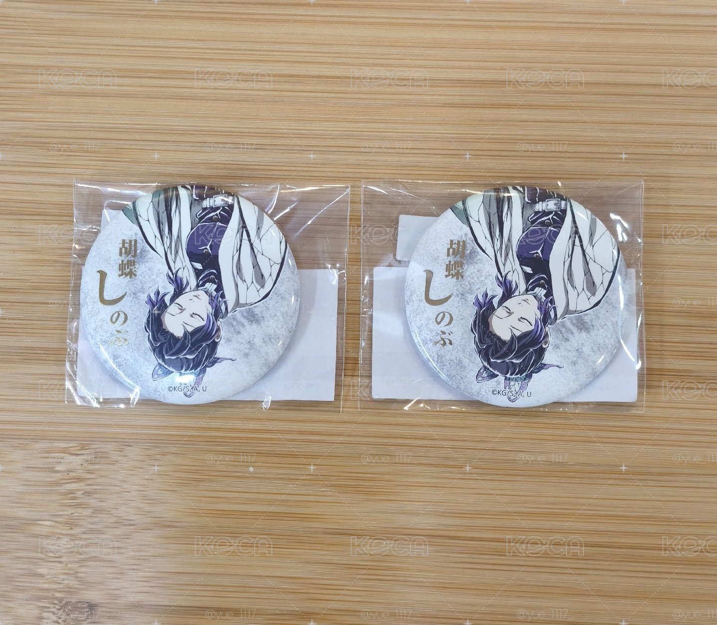 鬼滅之刃 胡蝶忍 c107徽章 A款徽章