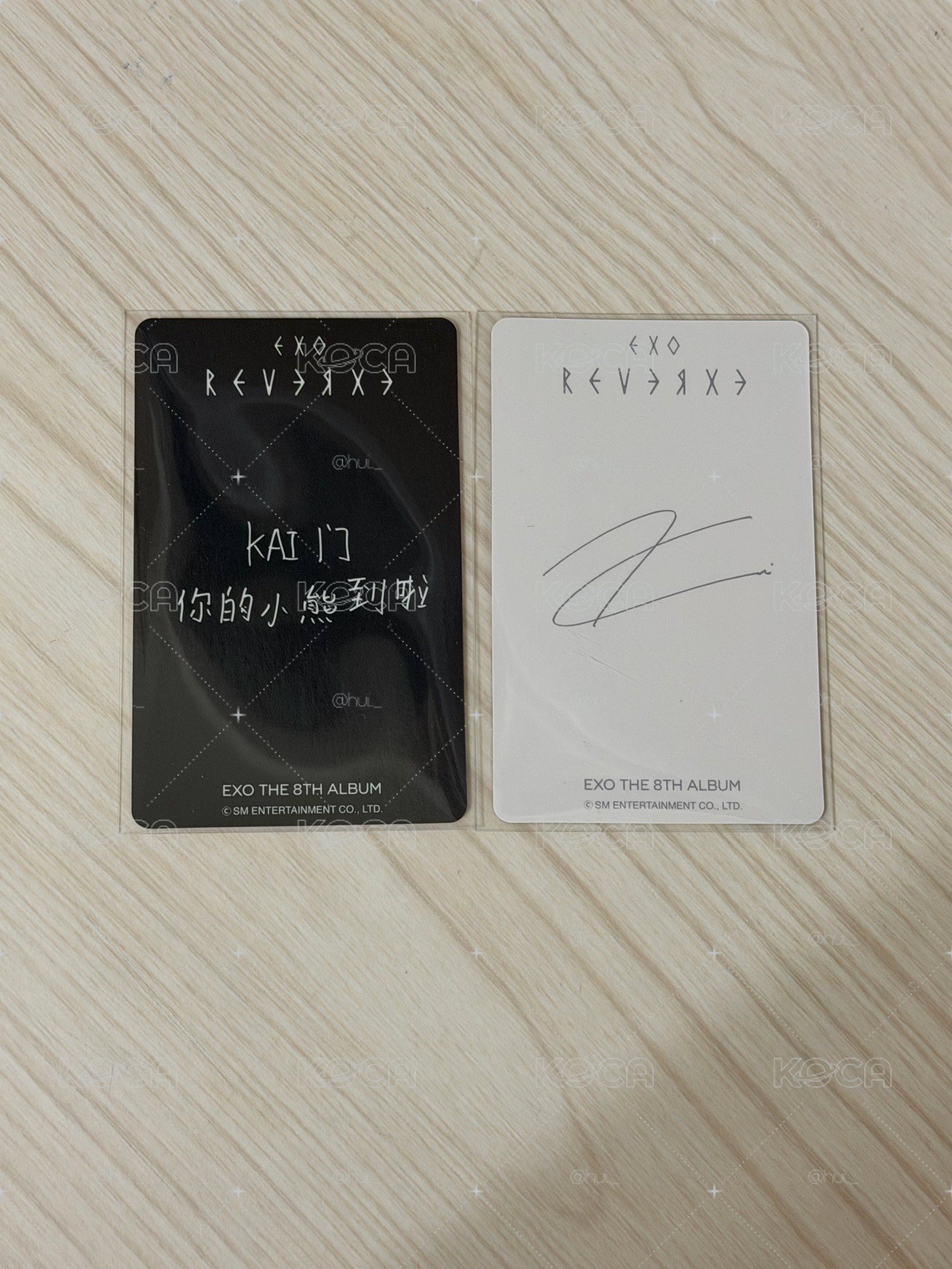 Reverxe 小芒簽售卡 KAI （左邊中背）