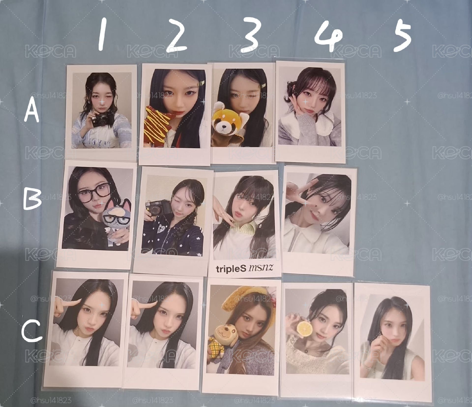 tripleS 特典卡  