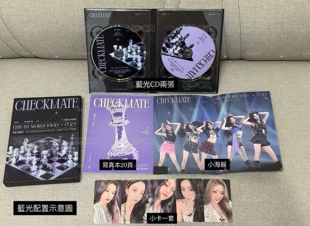 ITZY CHECKMATE 一巡首爾場 藍光 DVD版本 全新未拆