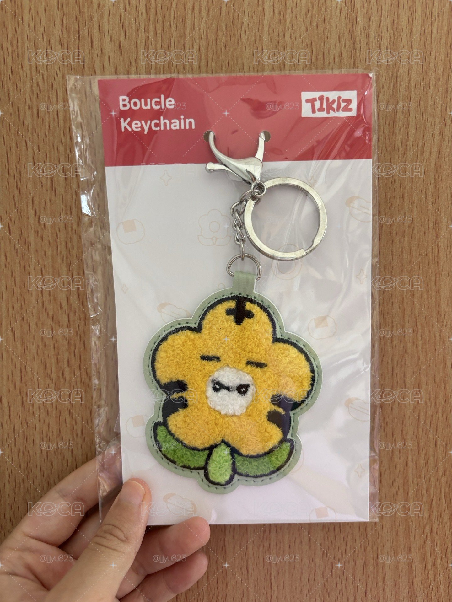 虎花花刺繡吊飾（有拆檢/不含卡）