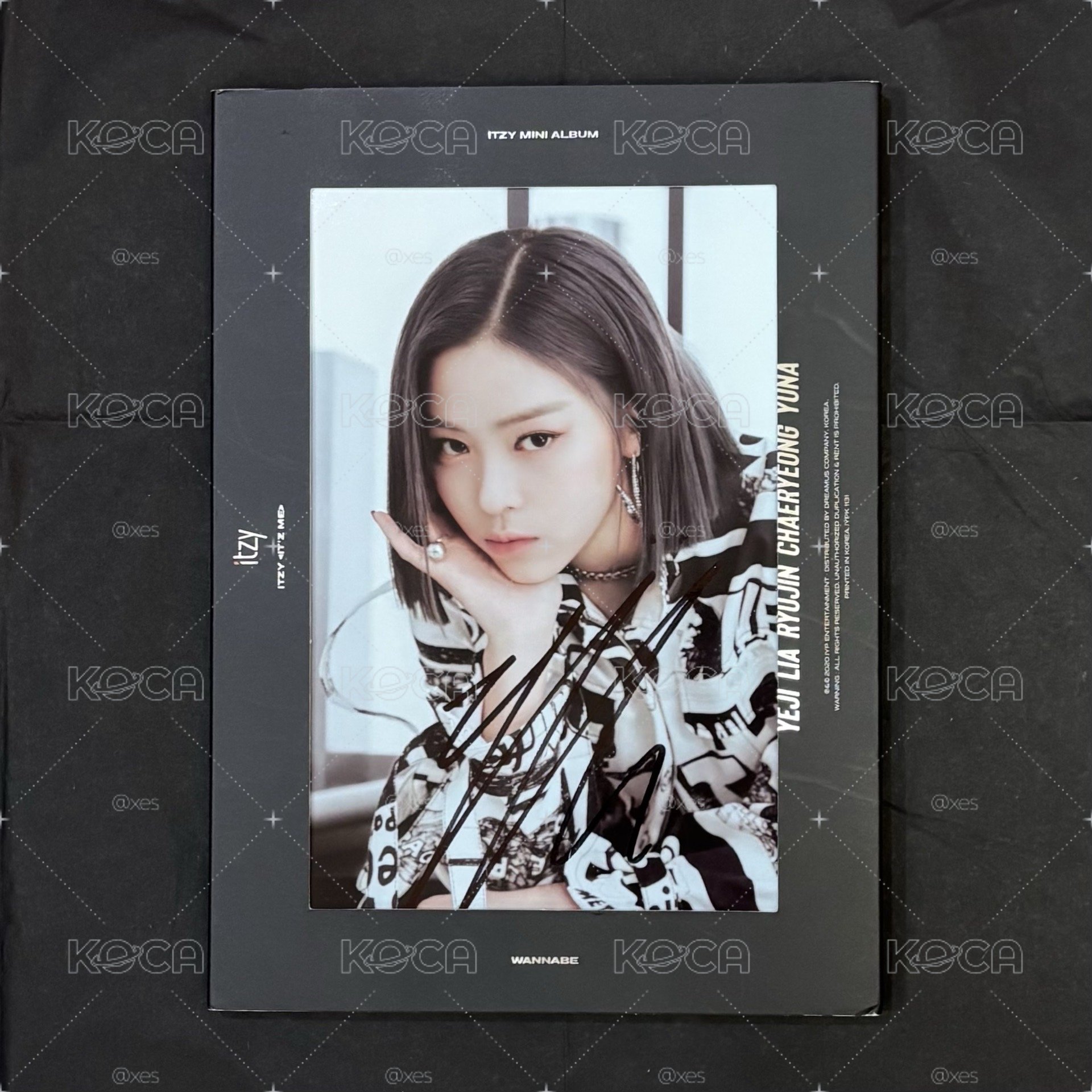 ITZY IT’z ME 黑版空專 留真親簽