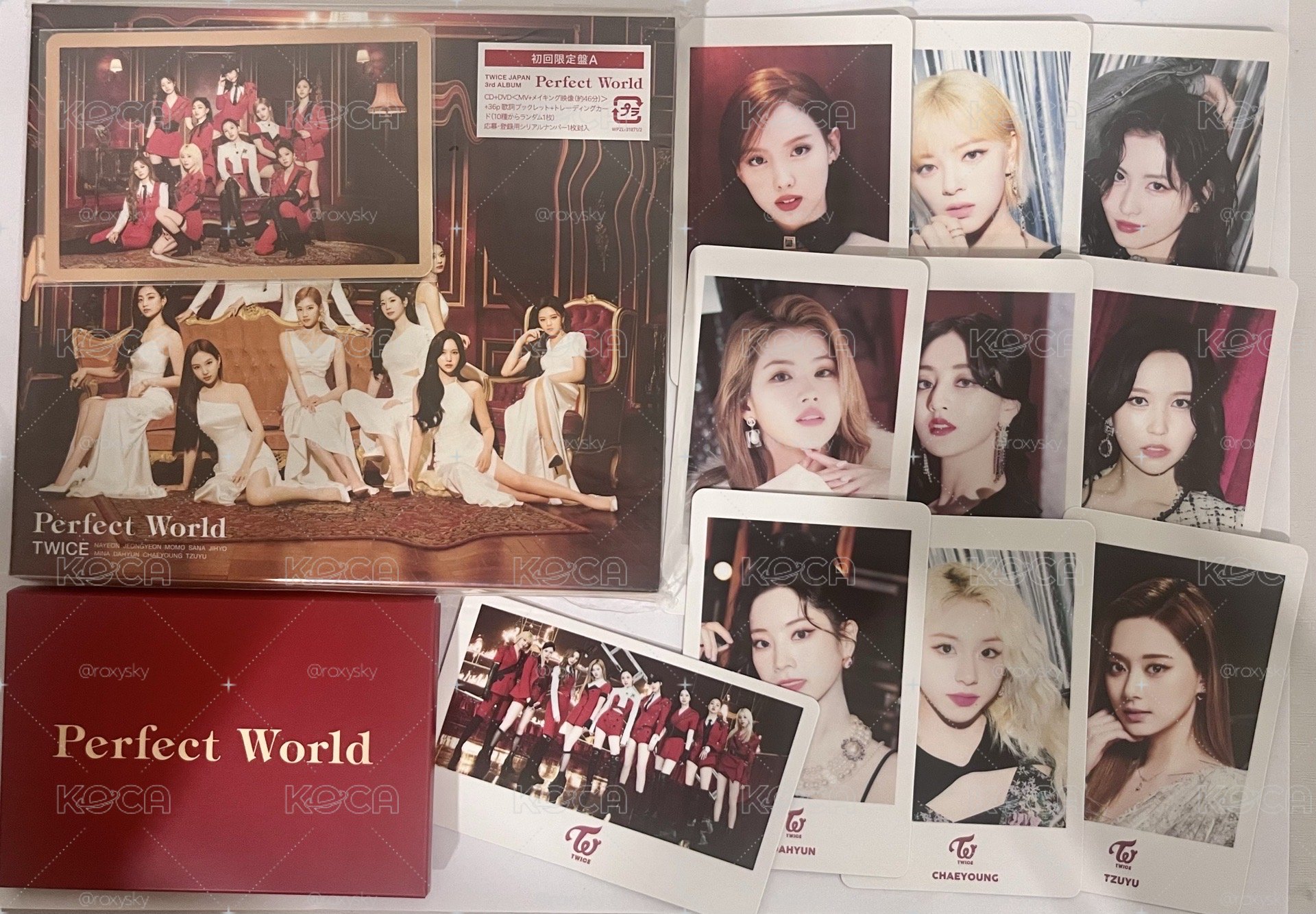 TWICE Perfect World 初回A全專+小卡組