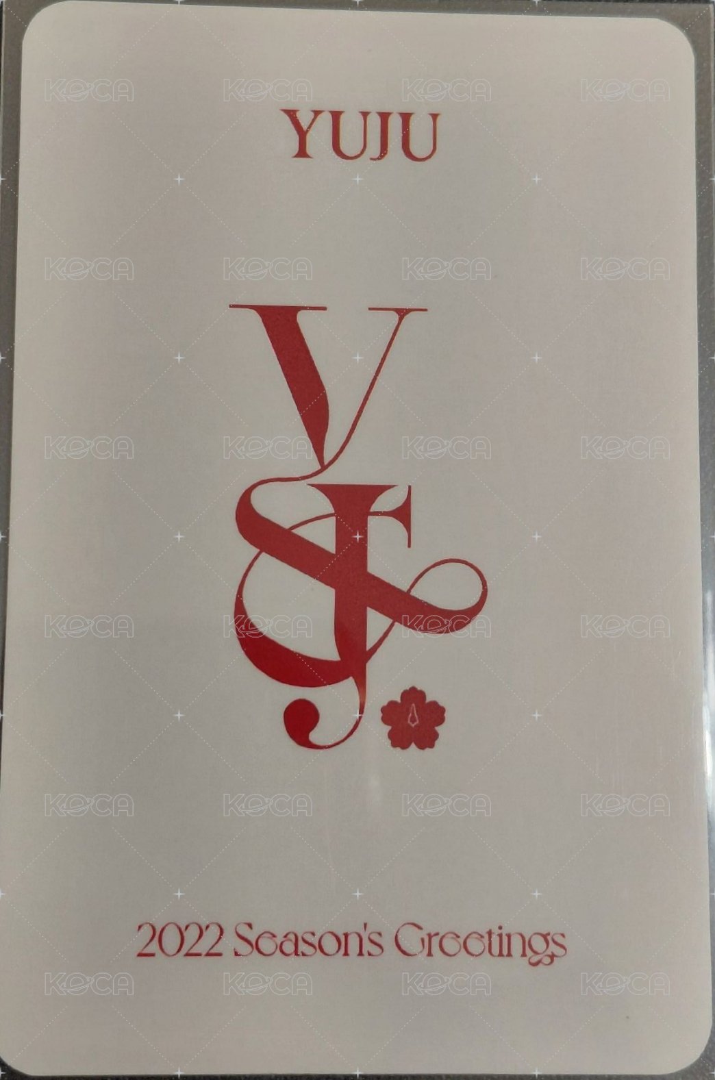 22年曆 k4 特典卡 k4特典 背面