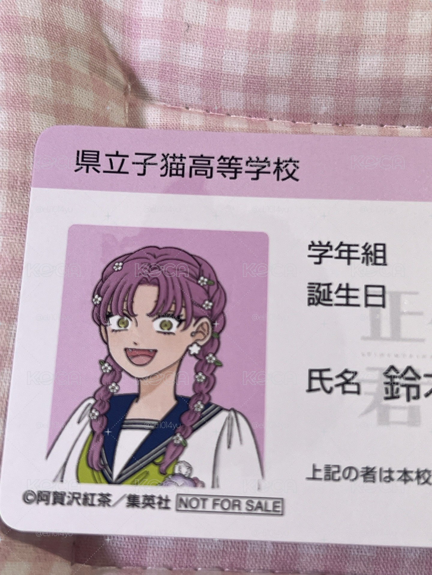 實優醬ㄉ學生證（大損）