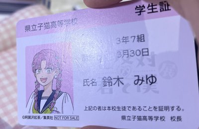 實優醬ㄉ學生證（大損）
