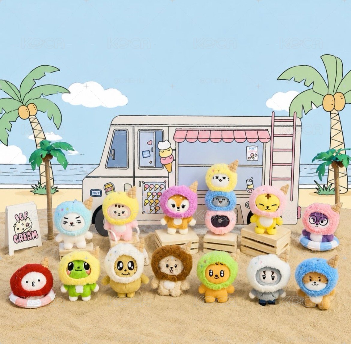 MINITEEN夏日冰淇淋 頭套寛