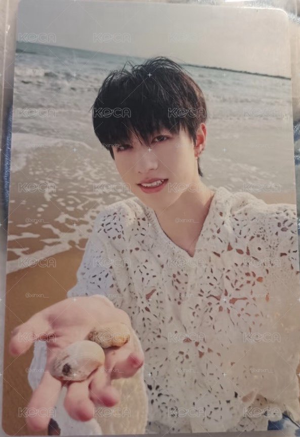 朱志鑫19歲生日倒刺貝殼小卡