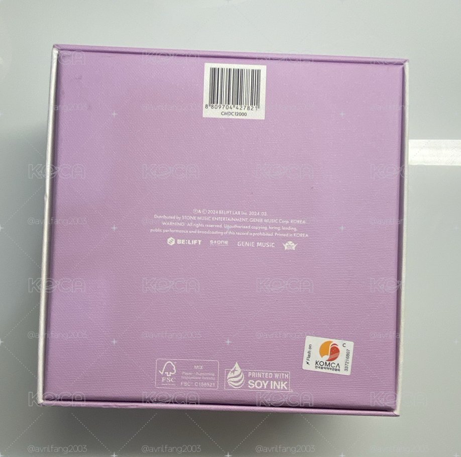 ILLIT迷一紫版簽專 本體750