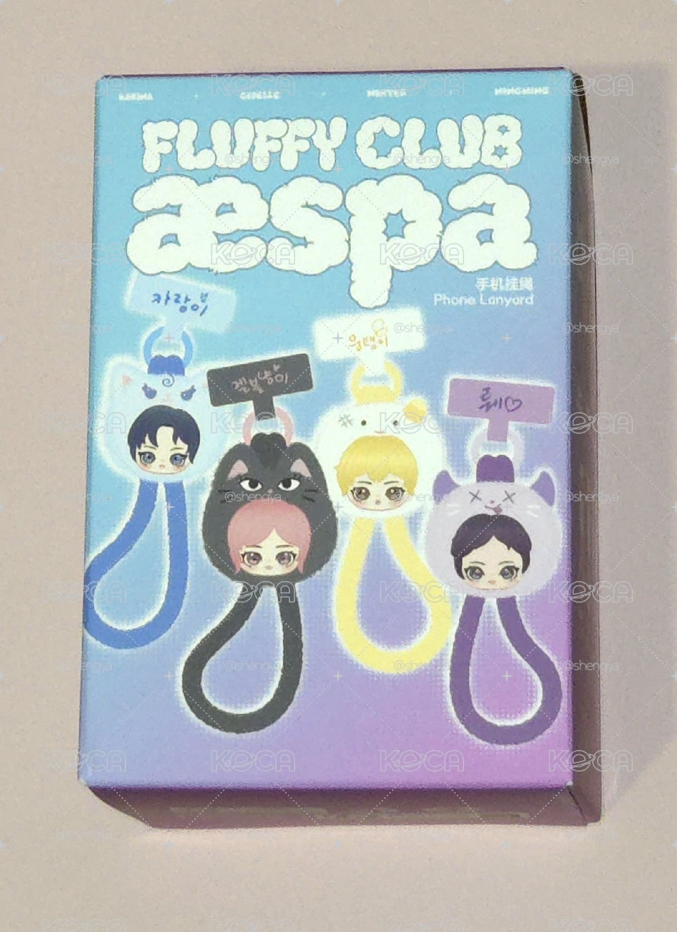 aespa x POPMART 手機掛繩夾片 
