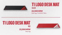 T1四冠周邊 LOGO桌墊