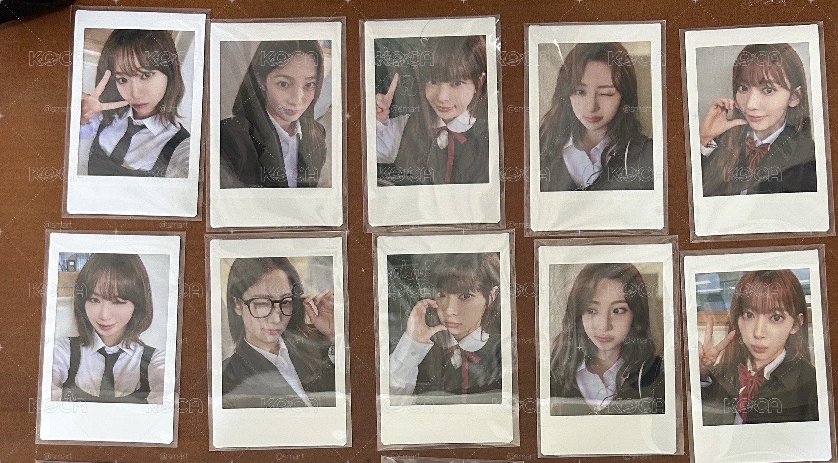 School Days 日咖 隨機卡 拍立得 10張