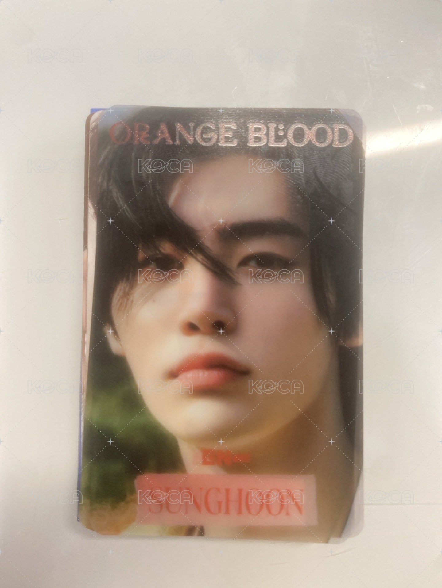 Sunghoon 橙花透卡