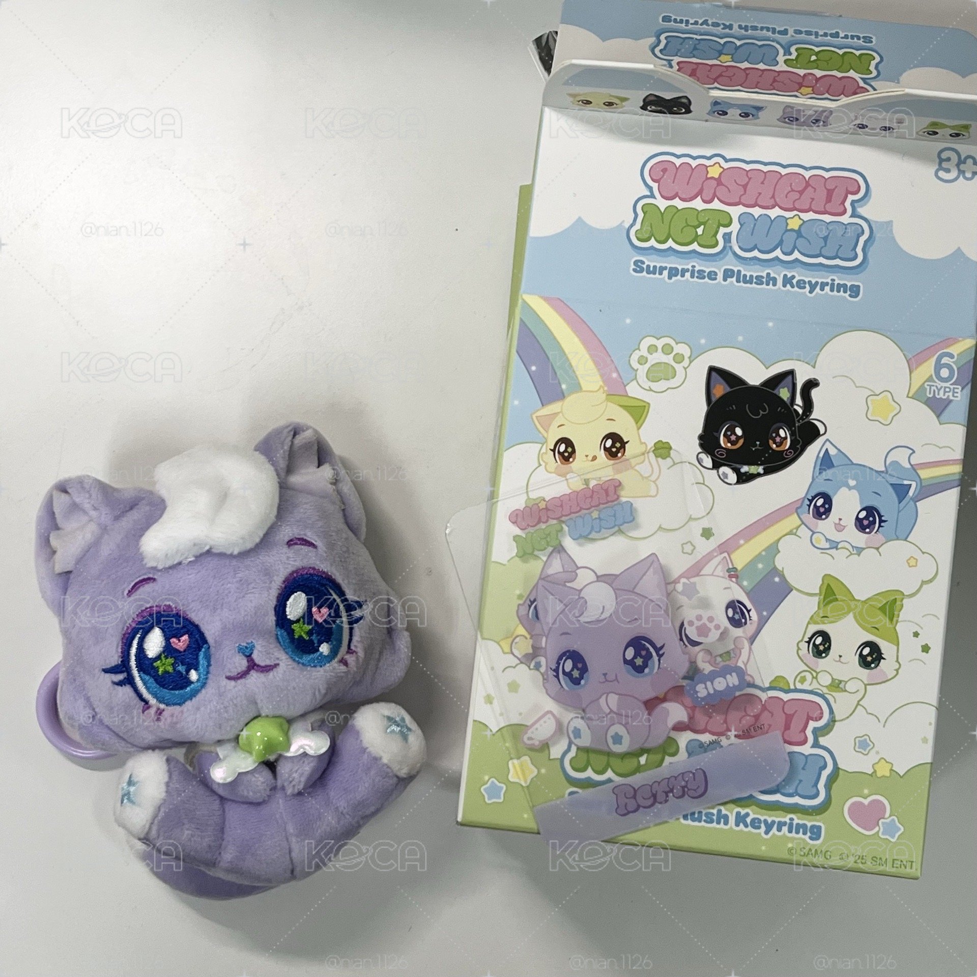 Wishcat 毛絨鑰匙圈 