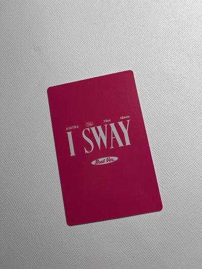 I-dle I sway 葉舒華 專輯卡