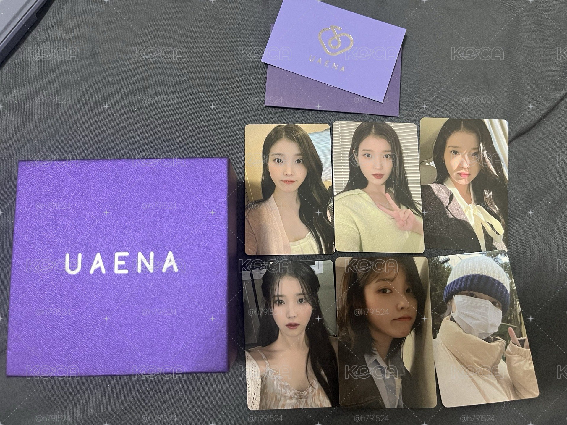 IU 李知恩 音波戒指小卡 