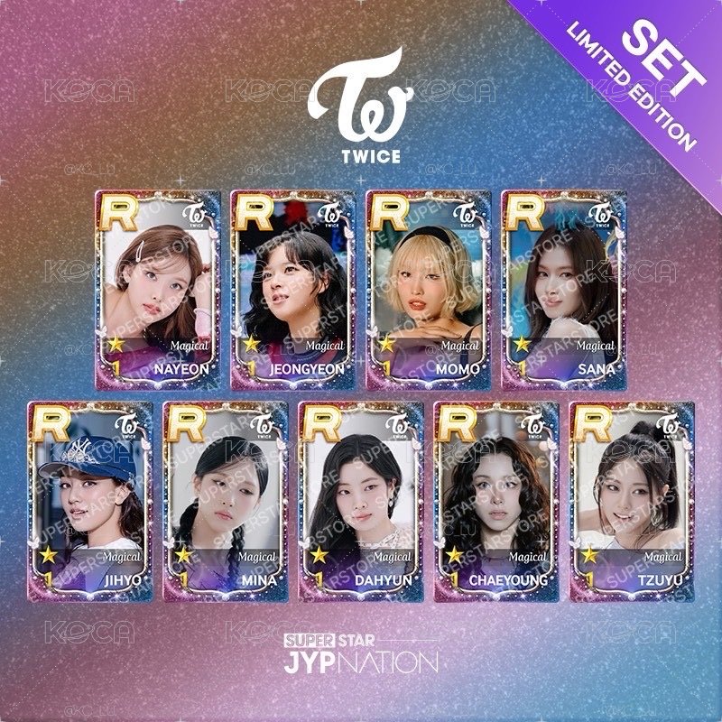 TWICE SSJYP遊戲卡 彩🍓
