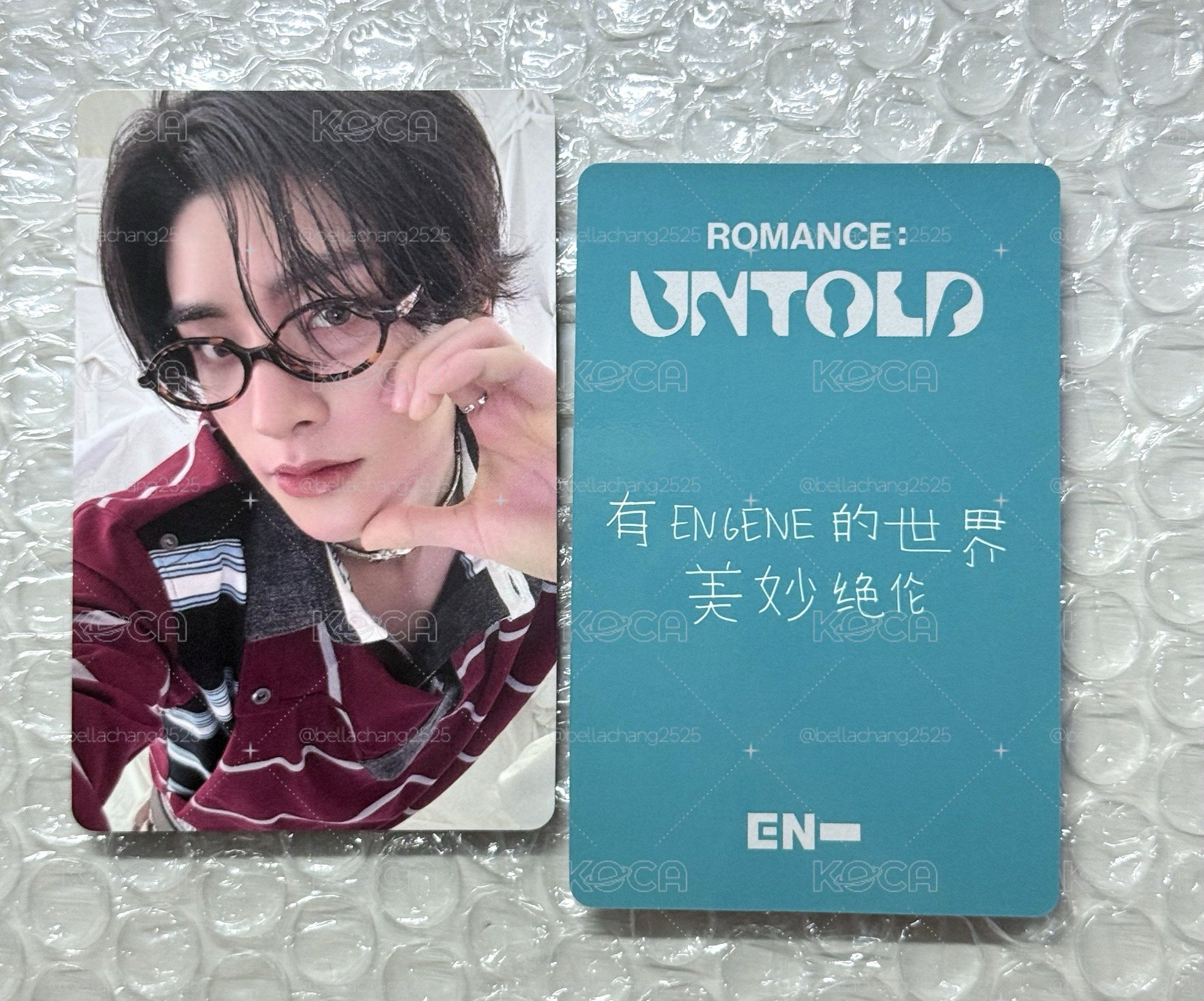 Enhypen Jake 一直娛5.0倫 中文卡背