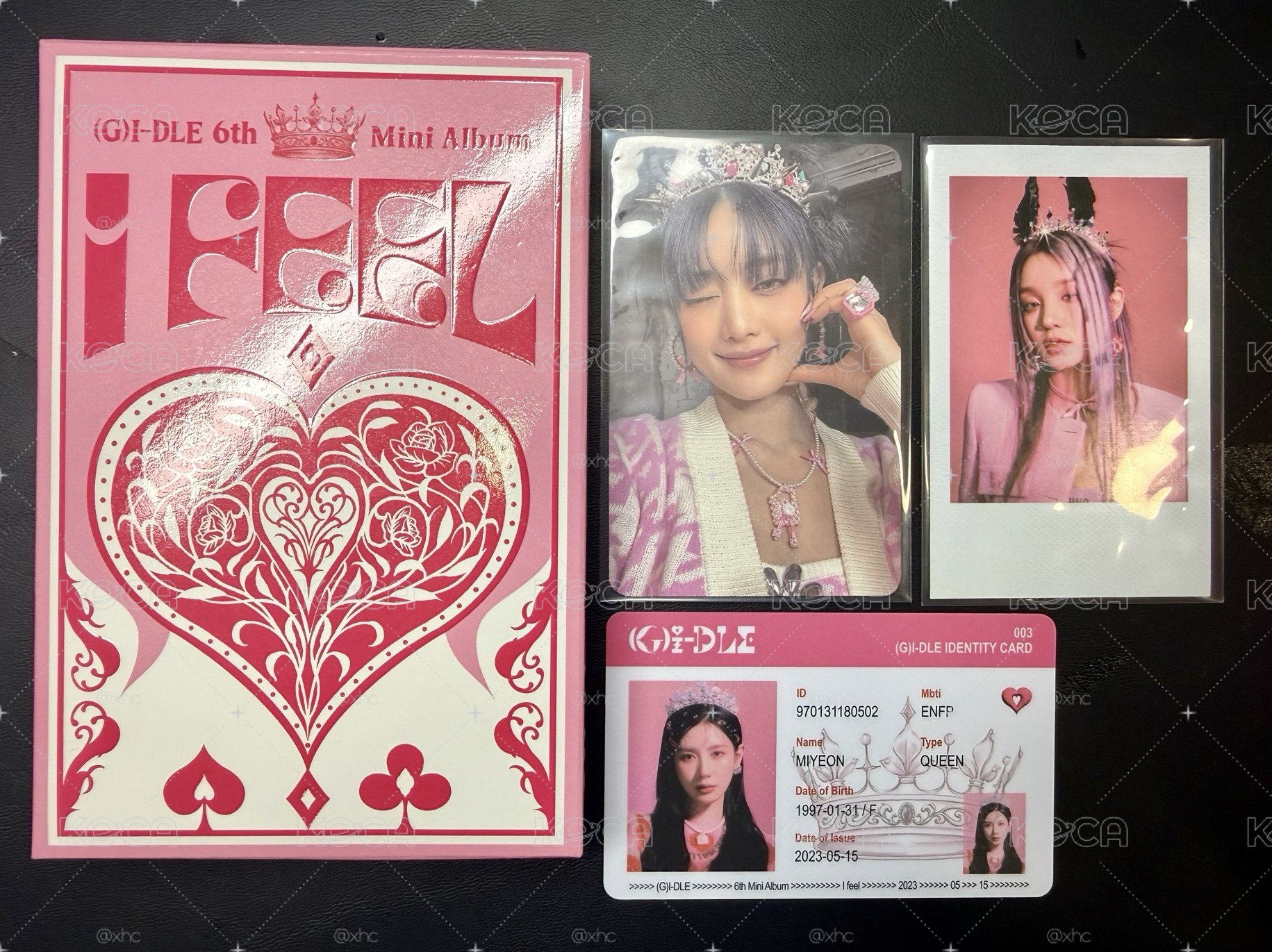 i-dle 迷6 I feel 撲克牌 已拆全專