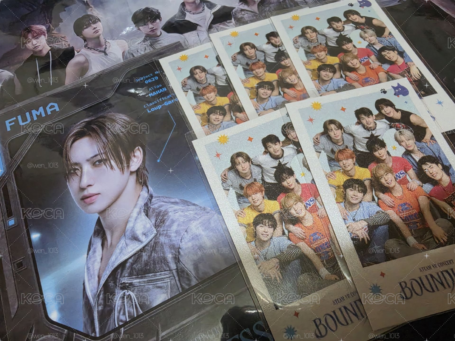 &TEAM VR明信片、團卡