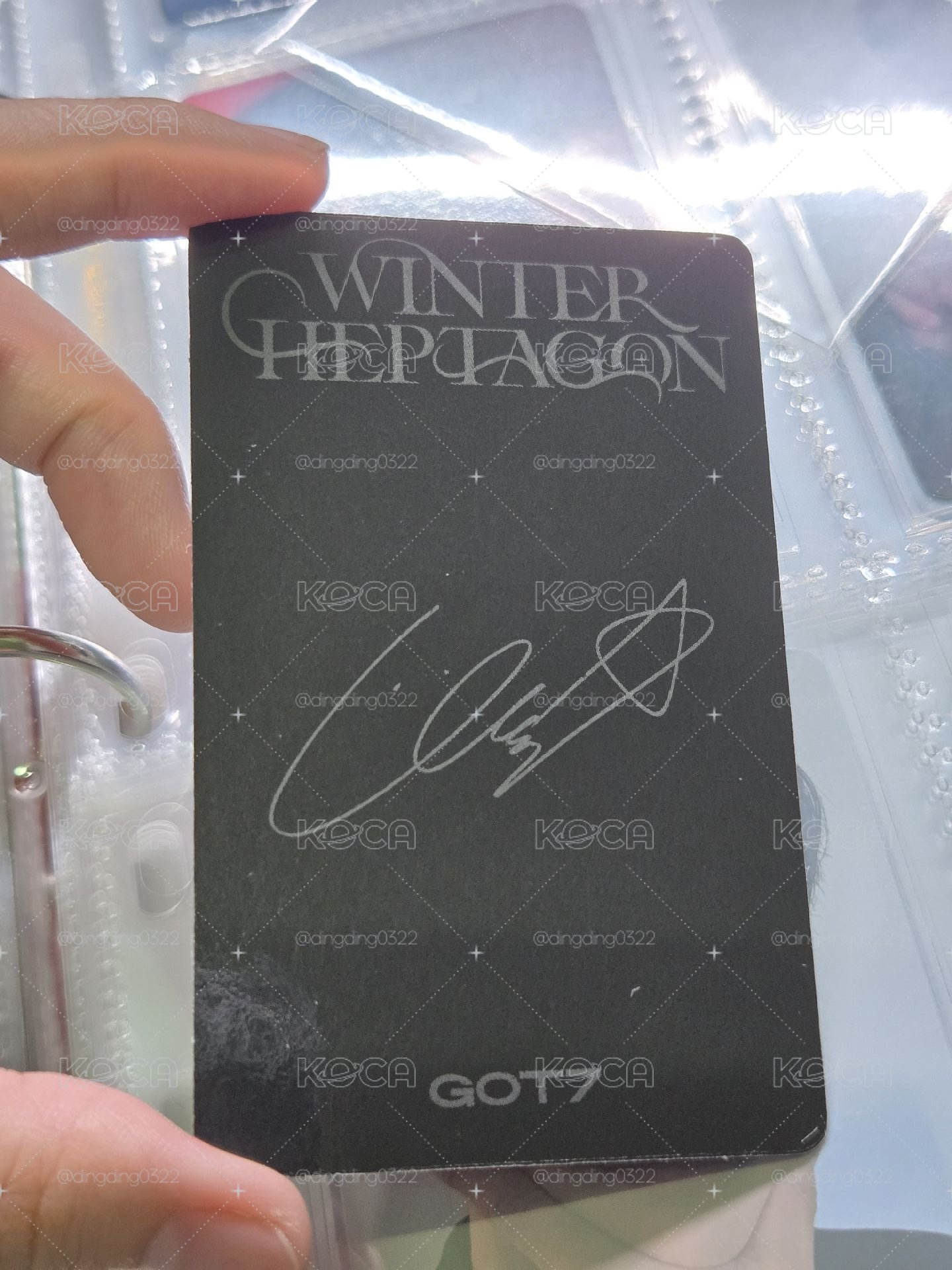 WINTER HEPTAGON 專輯卡 Yugyeom