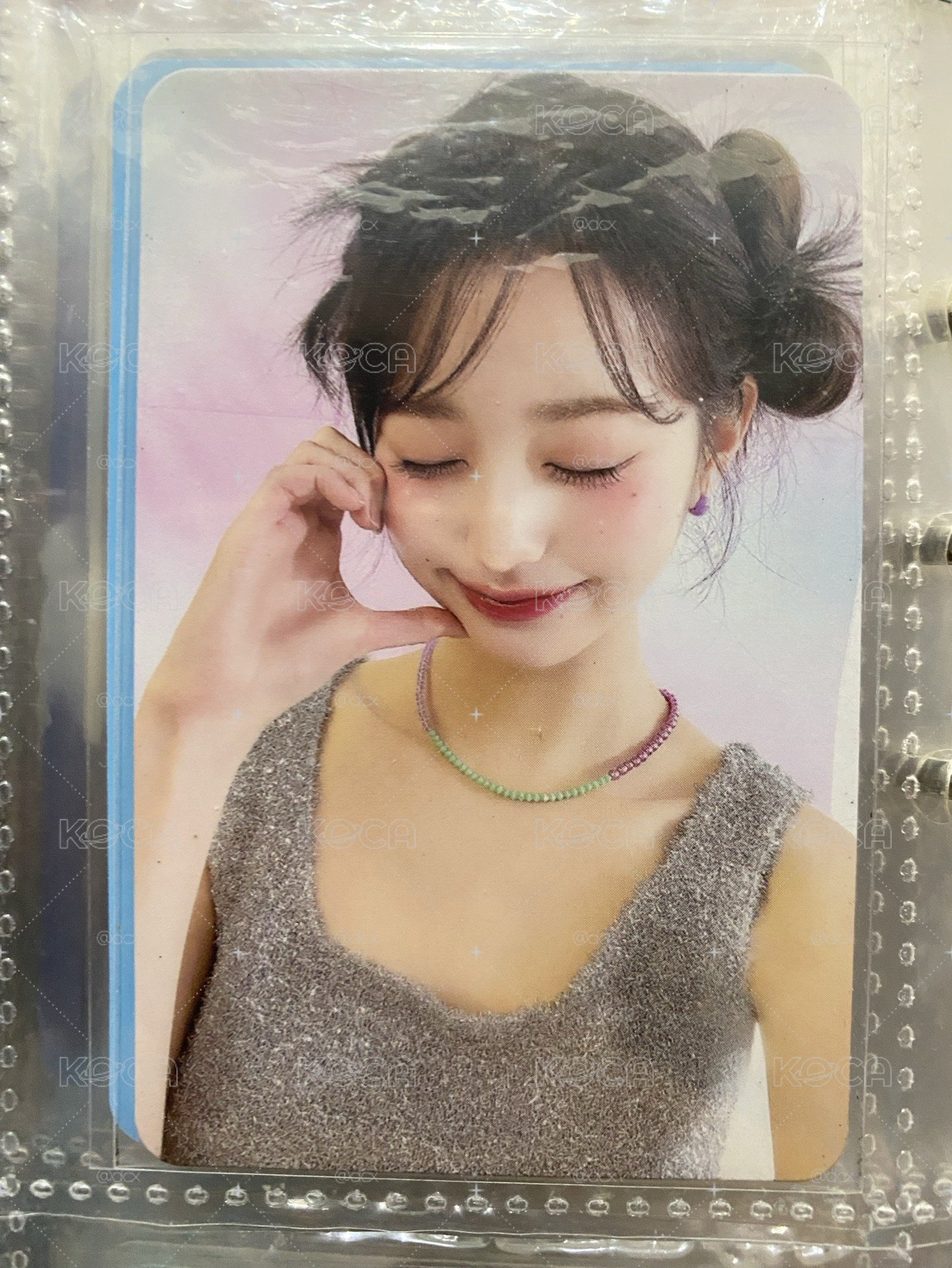 IVE 張員瑛 Wonyoung AMUSE 代言卡 4.0 葡萄員