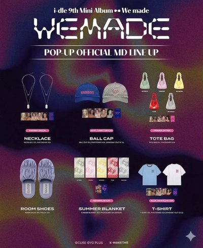 idle [We Made] Pop up in Taipei 代購