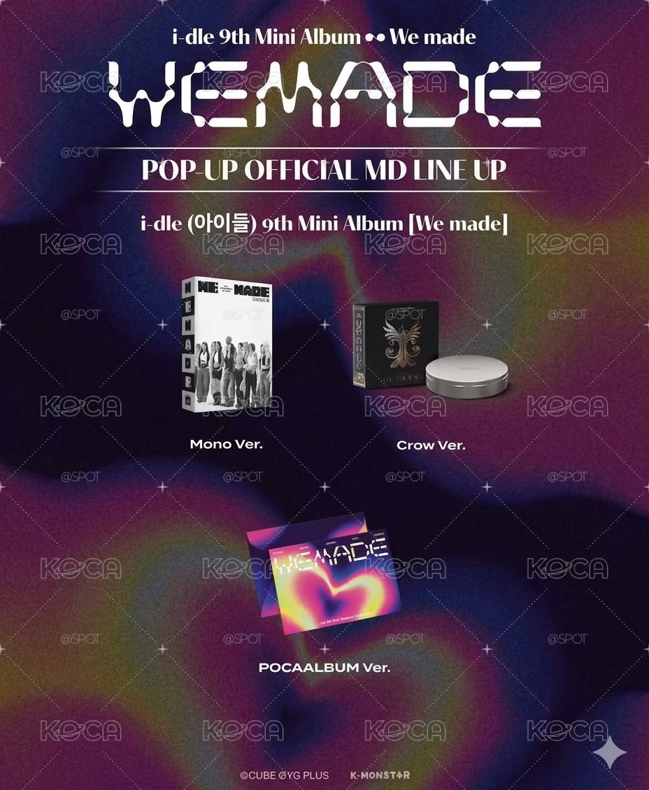 idle [We Made] Pop up in Taipei 代購