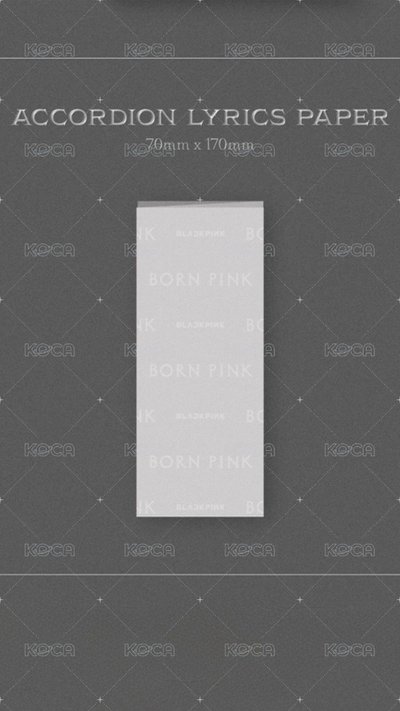 BORN PINK 專輯 灰版空專