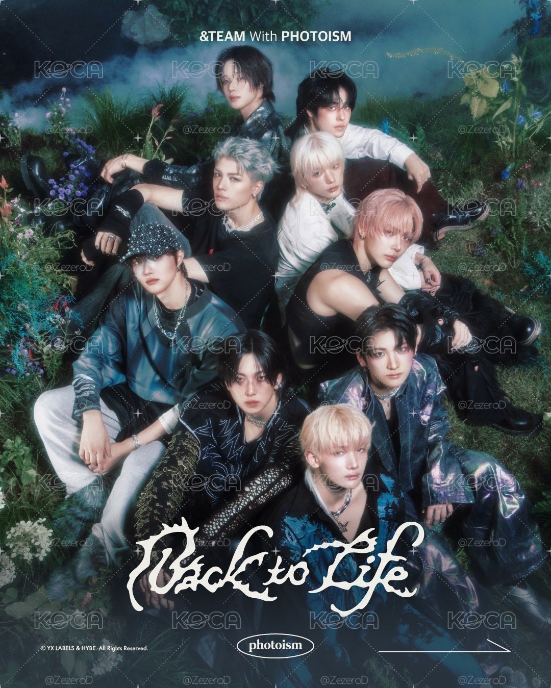 &TEAM BTL X photoism 人生四格卡 貼紙 代印 1組兩張