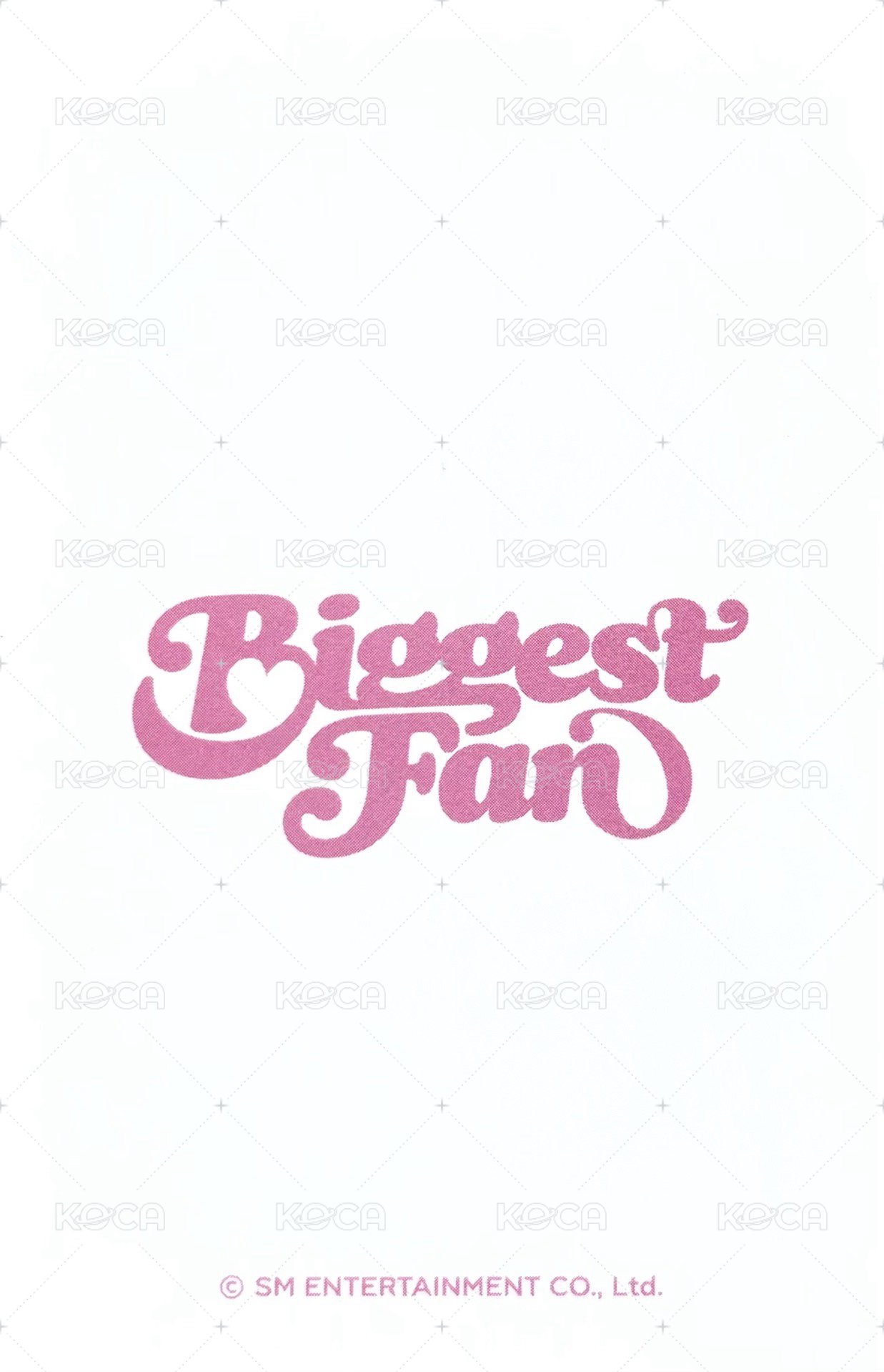 Biggest Fan 隨機卡  背面