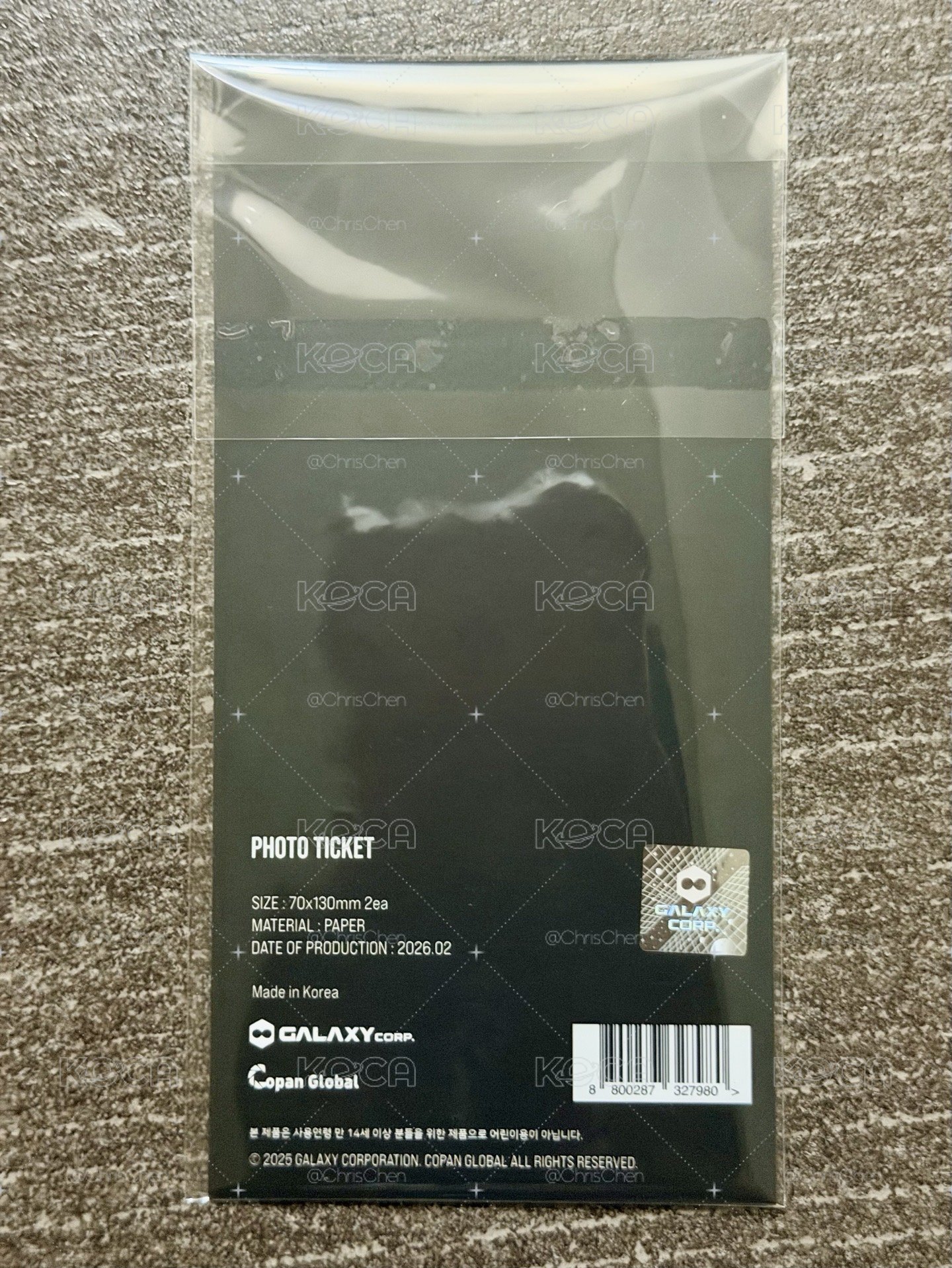 G-Dragon Photo Ticket 安可場紀念票根