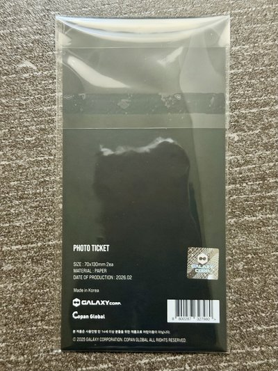 G-Dragon Photo Ticket 安可場紀念票根