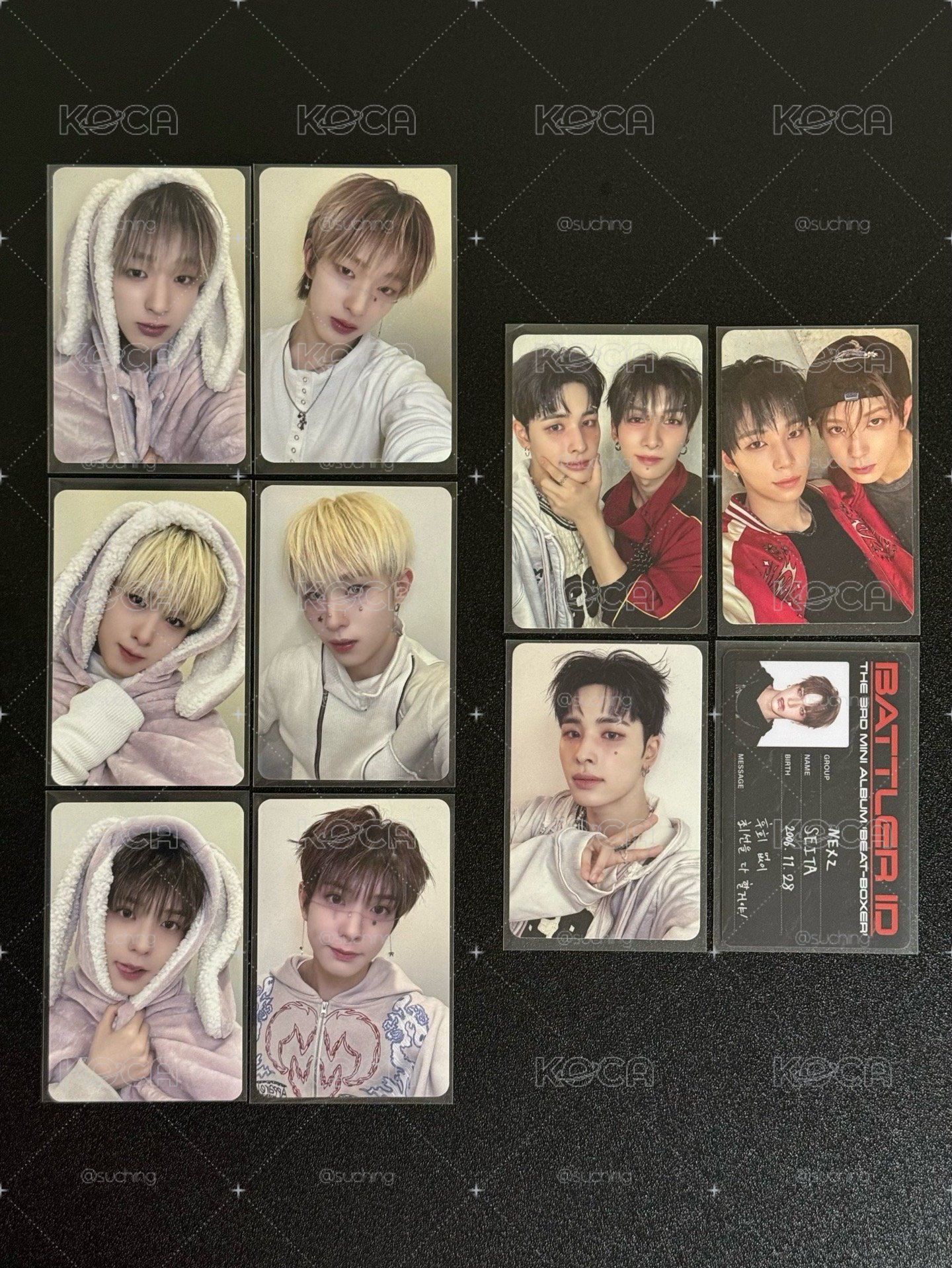 兔毯+臉鏈🐧🐿️🦦