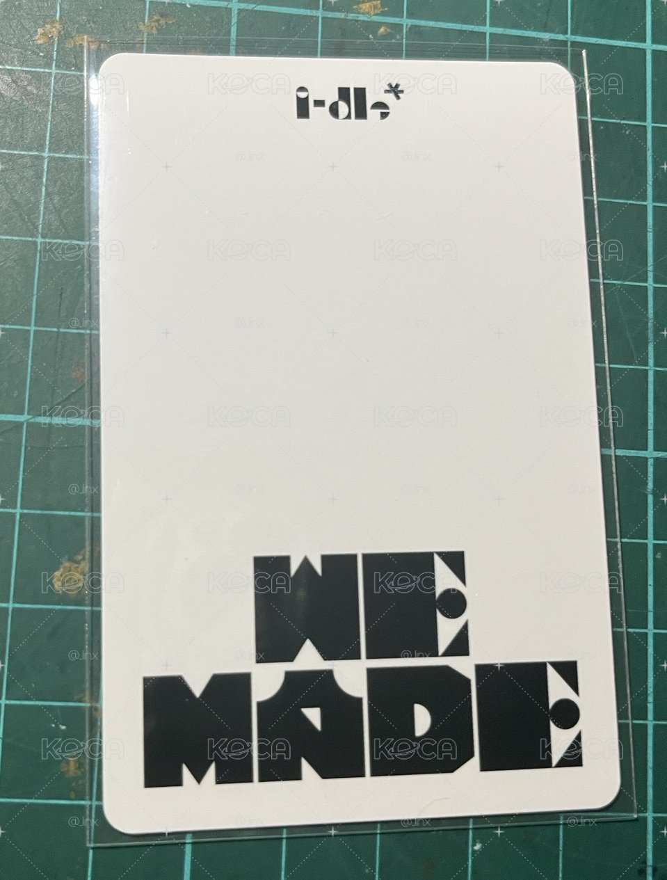 i-dle《WE MADE》官方專輯小卡｜自拍卡｜Shuhua