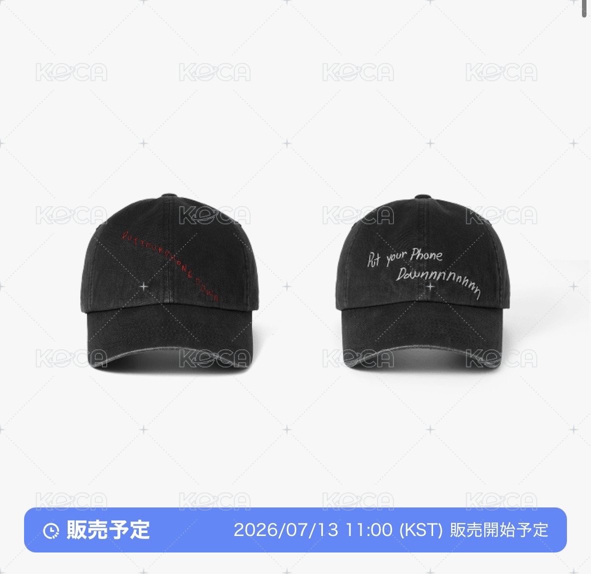 鴨舌帽/黑