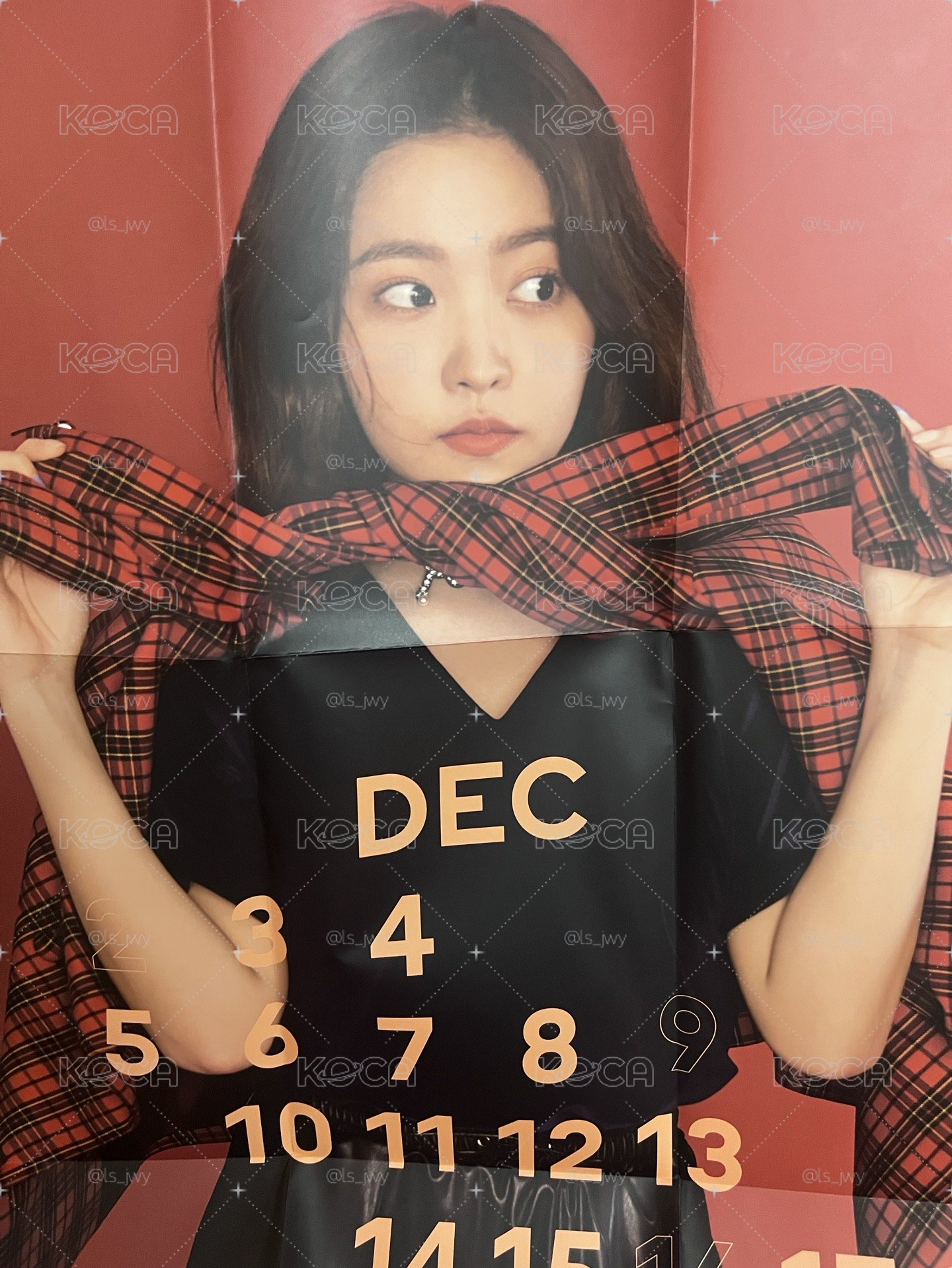 REDVELVET 一代手燈 yeri 2018年曆組