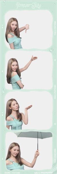Forever July photoism 人生四格卡 / 拍貼 