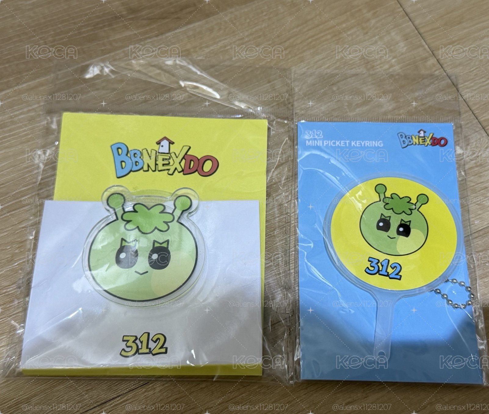 BBNEXDO 312 李涵 手機支架+小扇