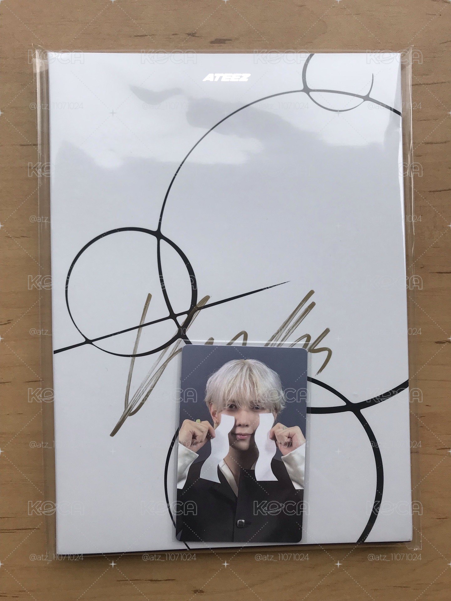 ateez 呂尚親簽專
