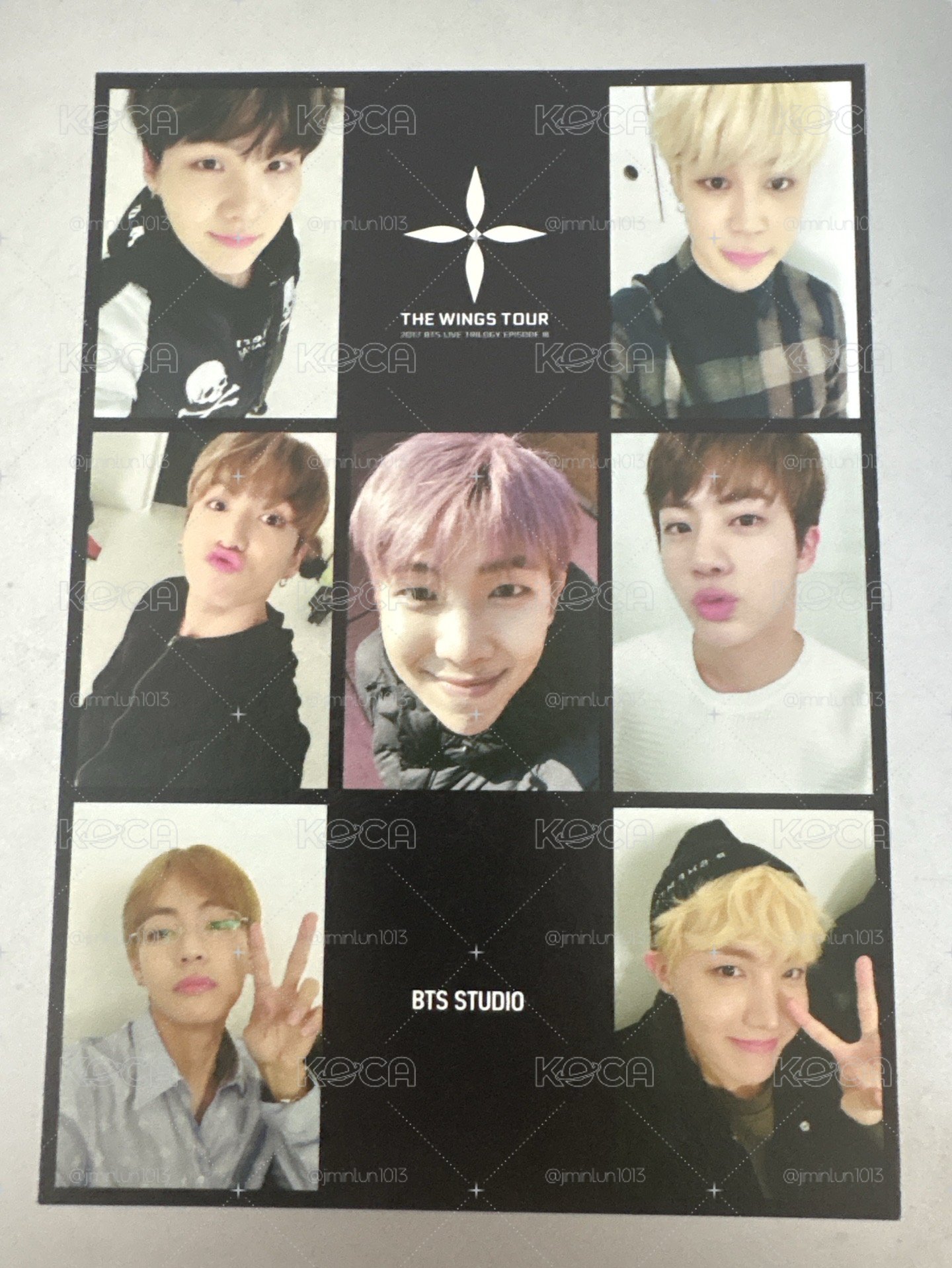 WINGS TOUR FINAL 場限明信片