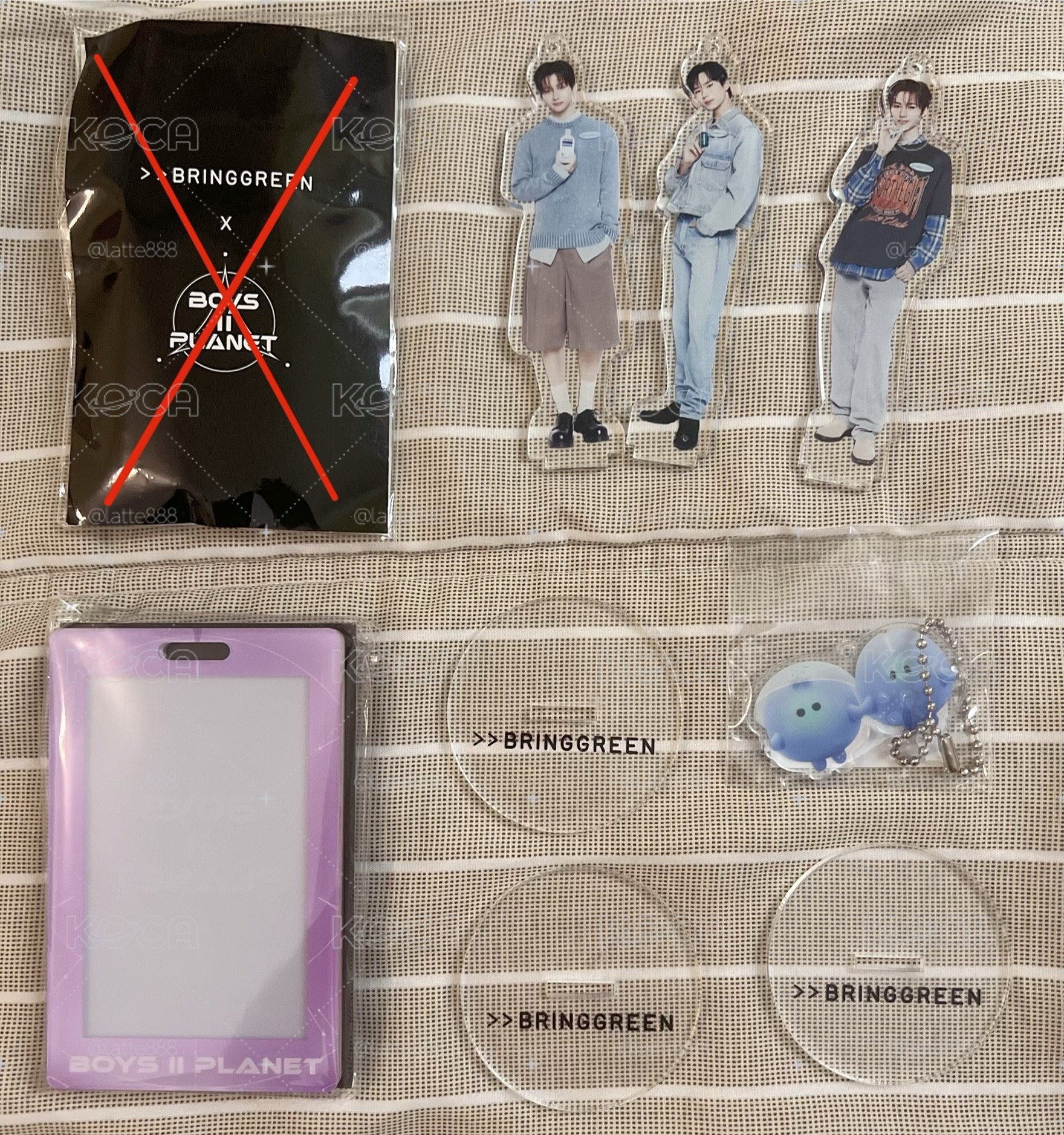 BOYS II PLANET 檔案展 小卡/卡套/BRINGGREEN 立牌 吊飾 相沅 安信 俊抒 ALD1