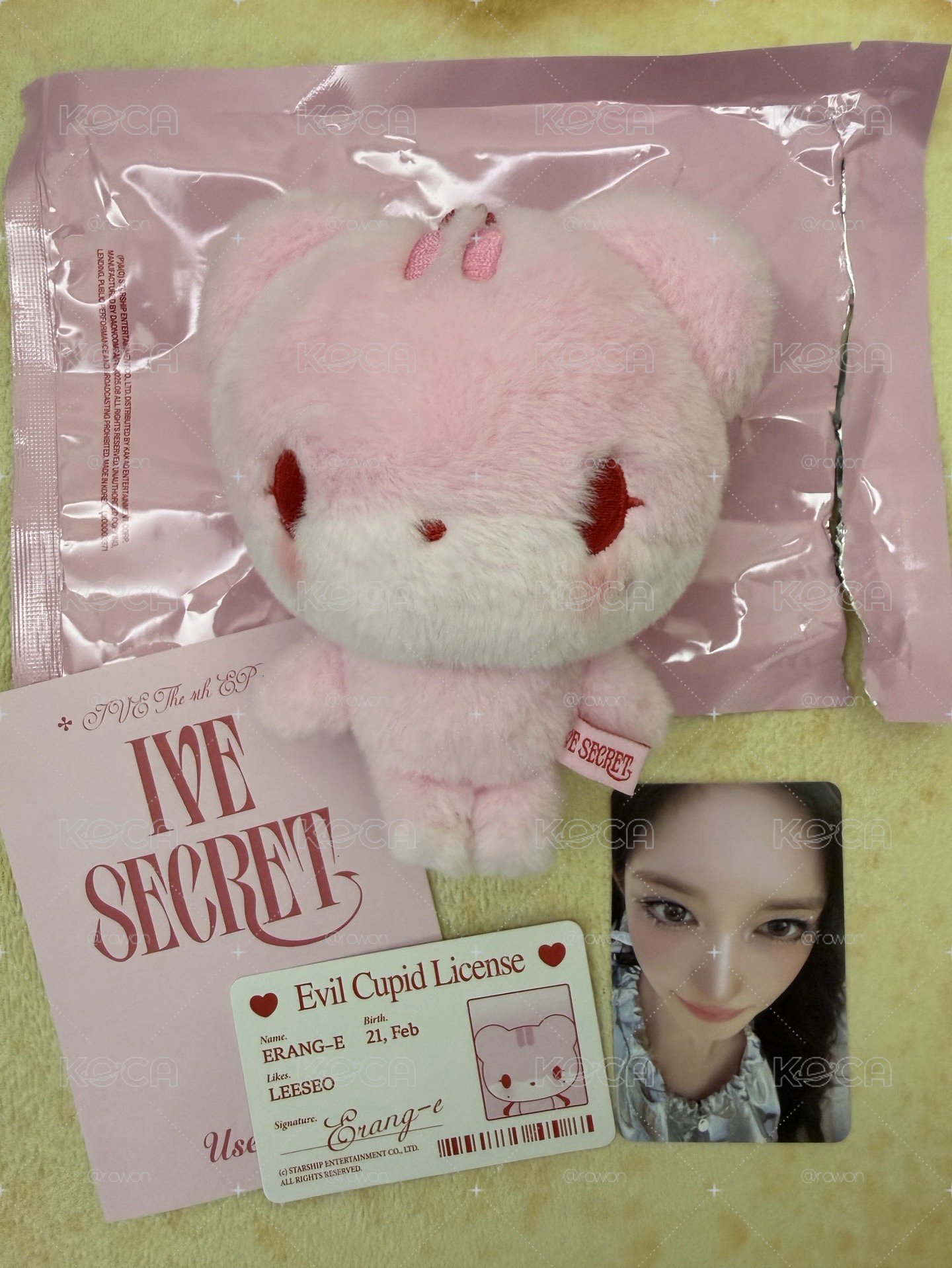 IVE SECRET 瑞娃專 （紙盒有拆盒痕跡）