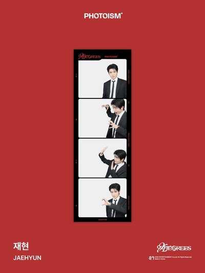 JAEHYUN 99 Degrees X photoism 人生四格卡 貼紙 代印