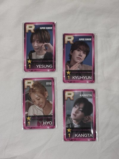 SMtown Superstar 粉邊遊戲卡