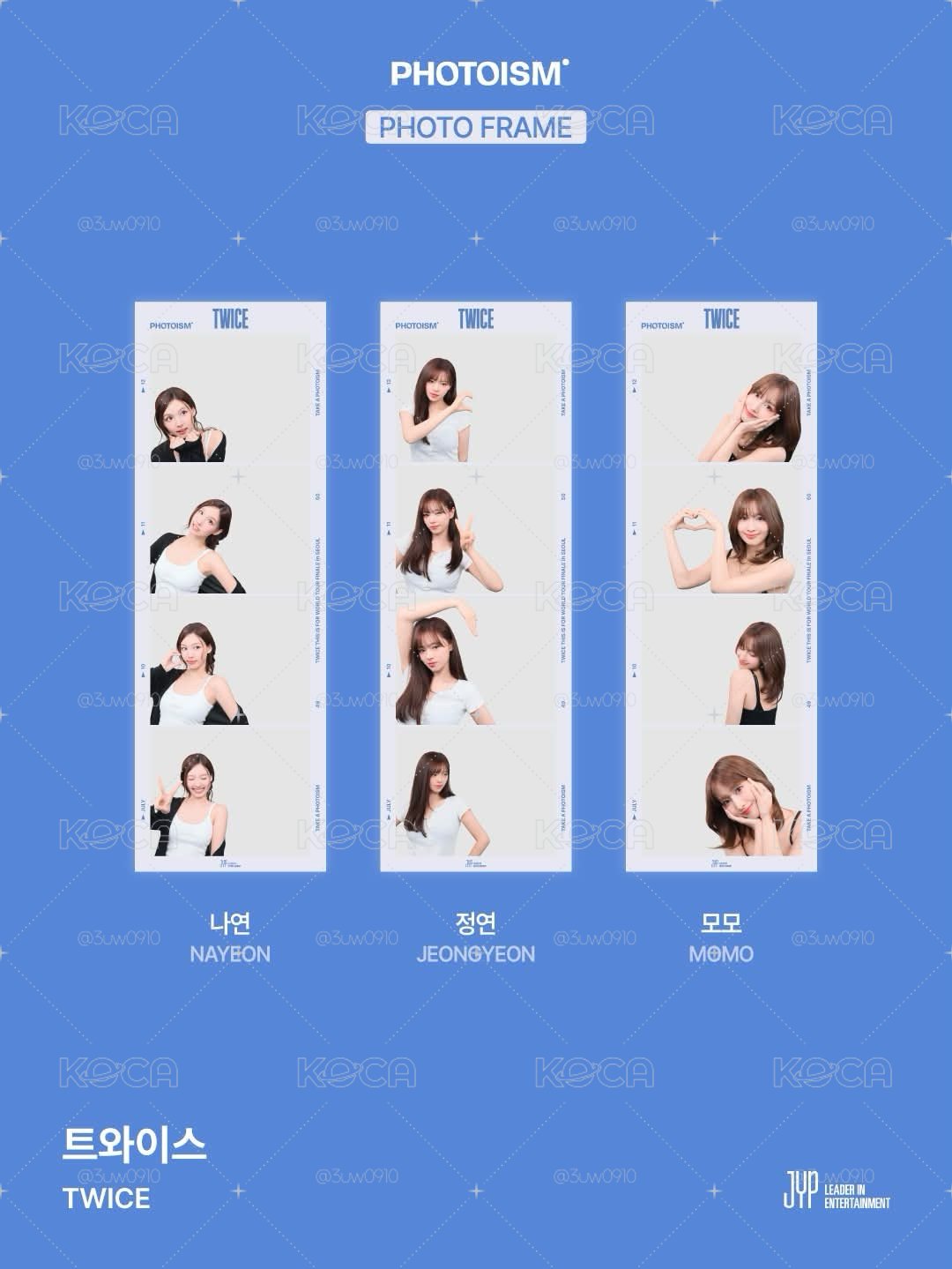 TWICE x PHOTOISM 代印