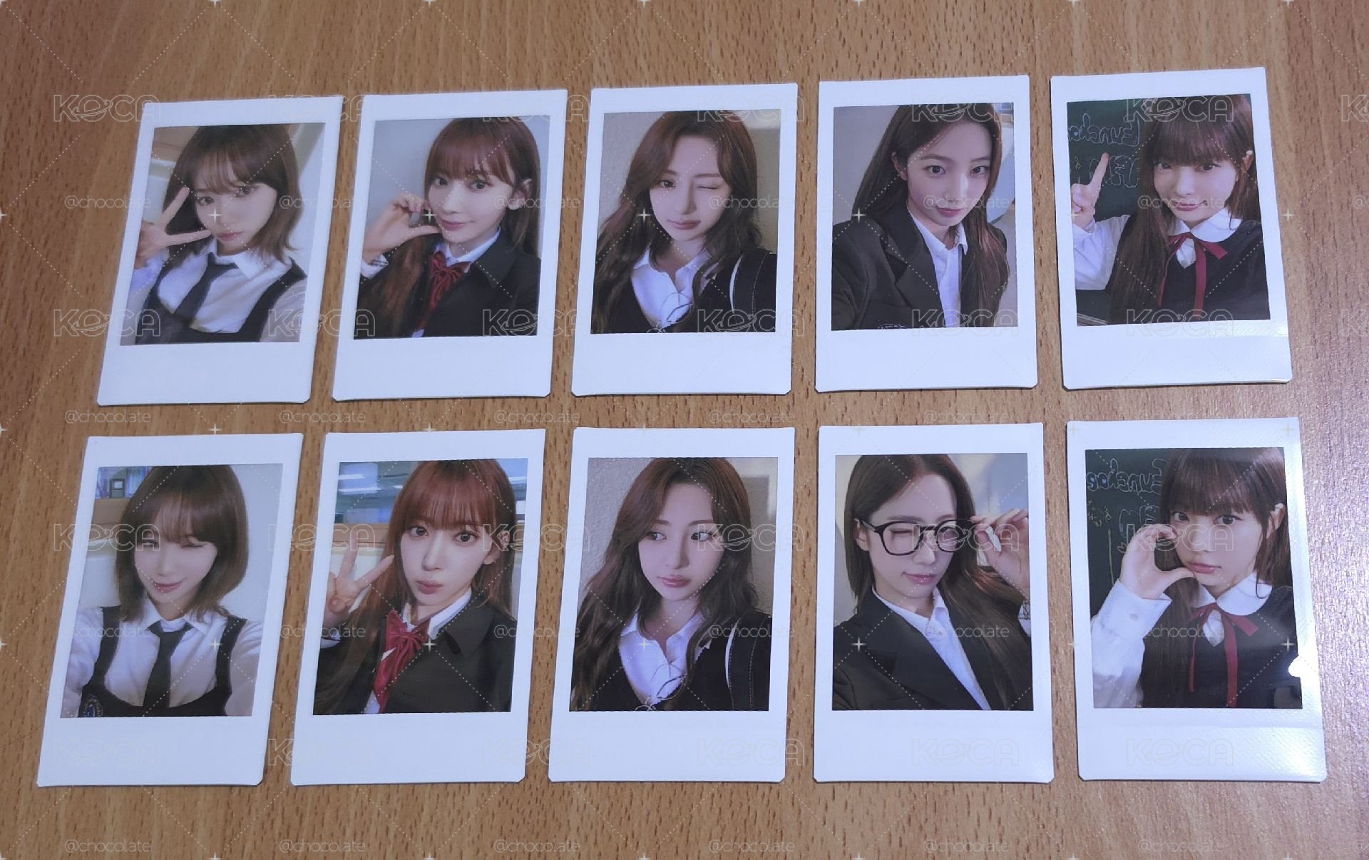 School Days 拍立得 下排採