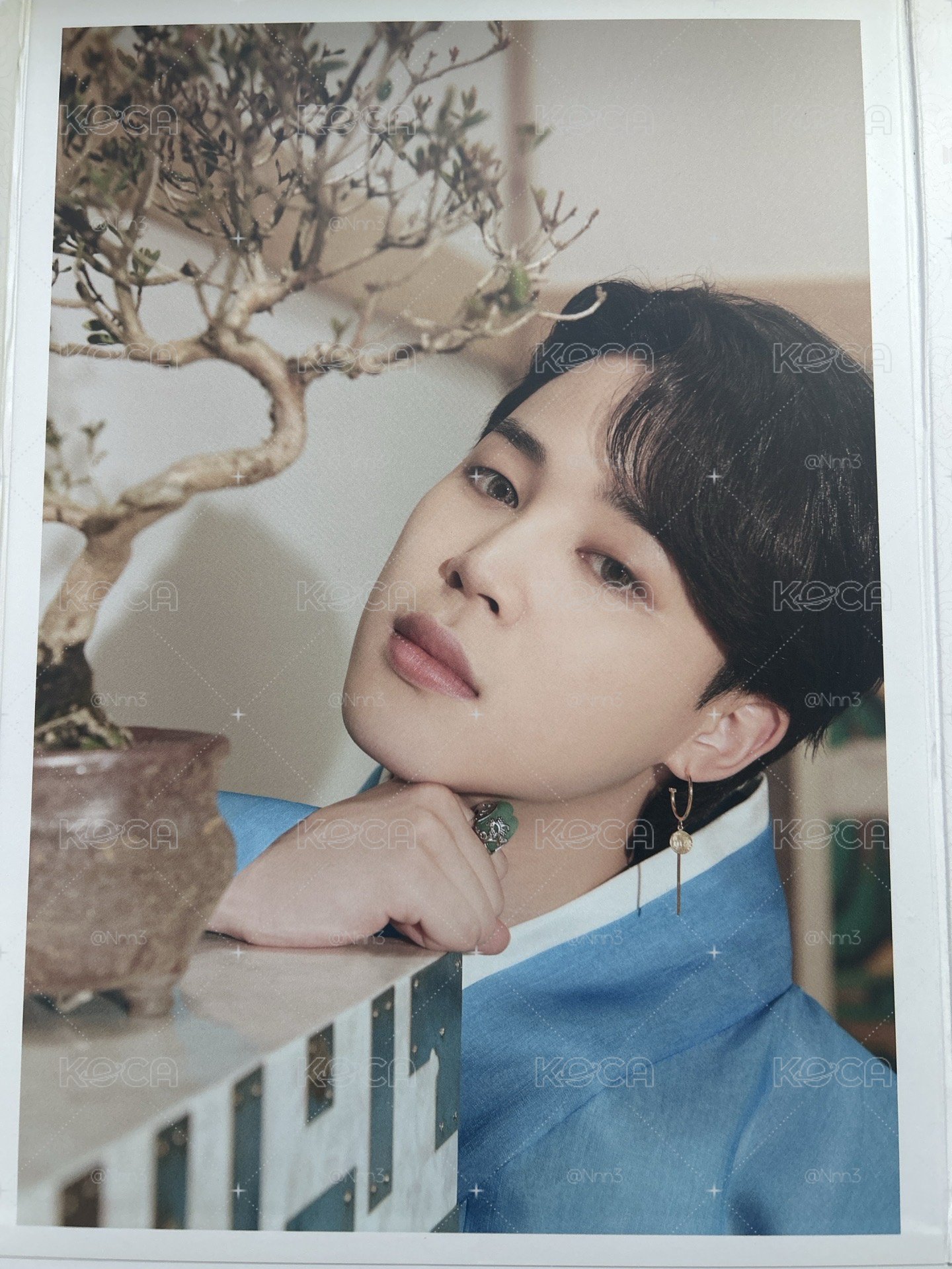 Jimin中秋折疊相片