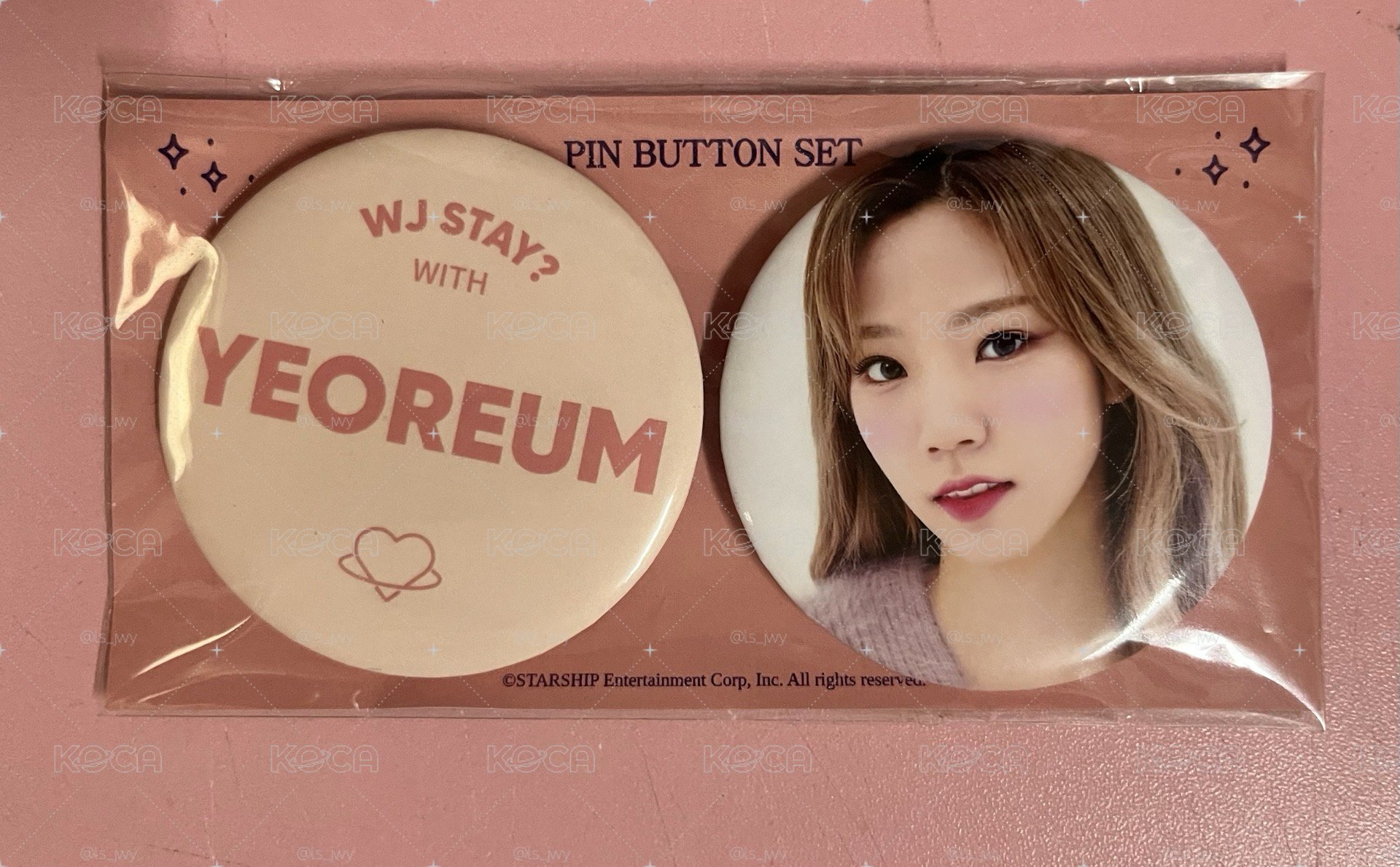WJSN 宇宙少女 李夏天 鑰匙圈 徽章