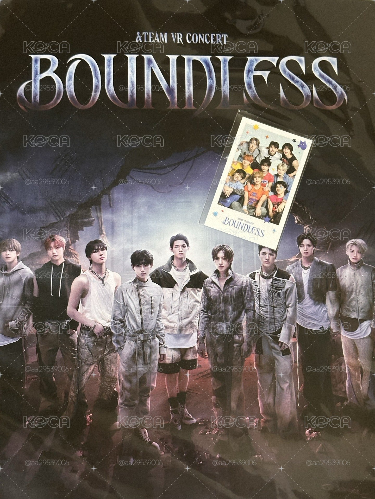【&TEAM】BOUNDLESS VR 海報+團卡